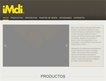 Tablet Screenshot of imdi.com.ar